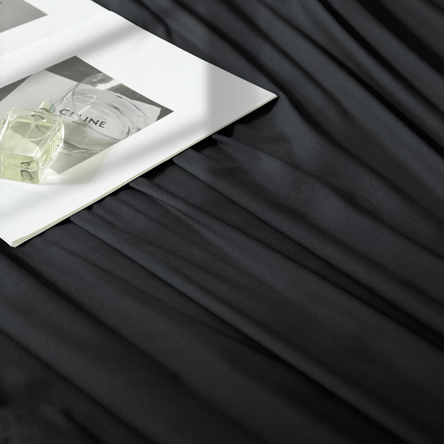 Manyshofu 4 Piece Split Head King Sheets Sets for Adjustable Bed Sheet, Flex Head Split Top King Sheets Black Sheet Set - 1800 Thread Count Bedding Set with 14-16 Inch Deep Pockets