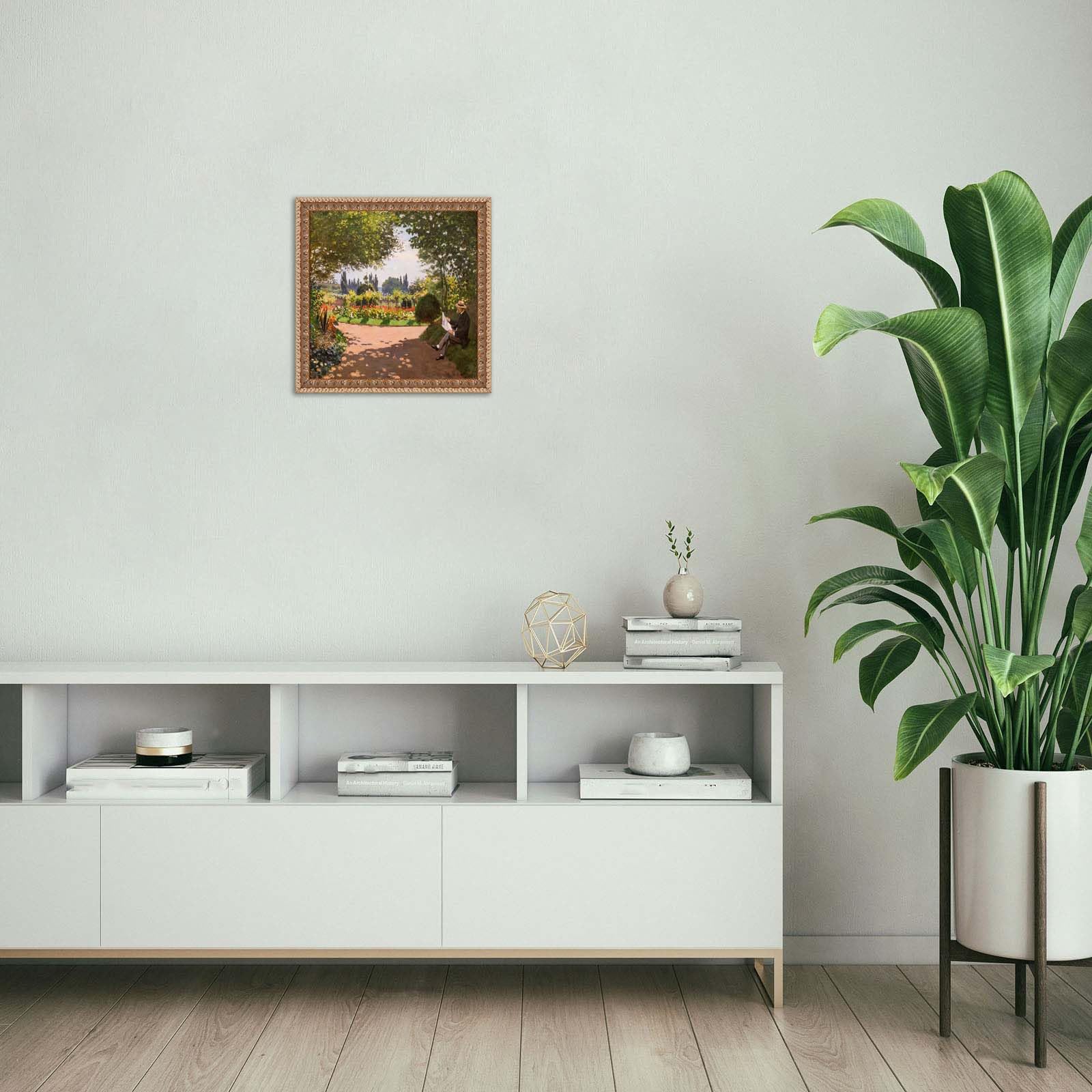 キャンバス プリントアート クロード・モネ ひまわり 額付き 絵画 インテリア キャンバス プリントアート クロード・モネ ひまわり 額付き