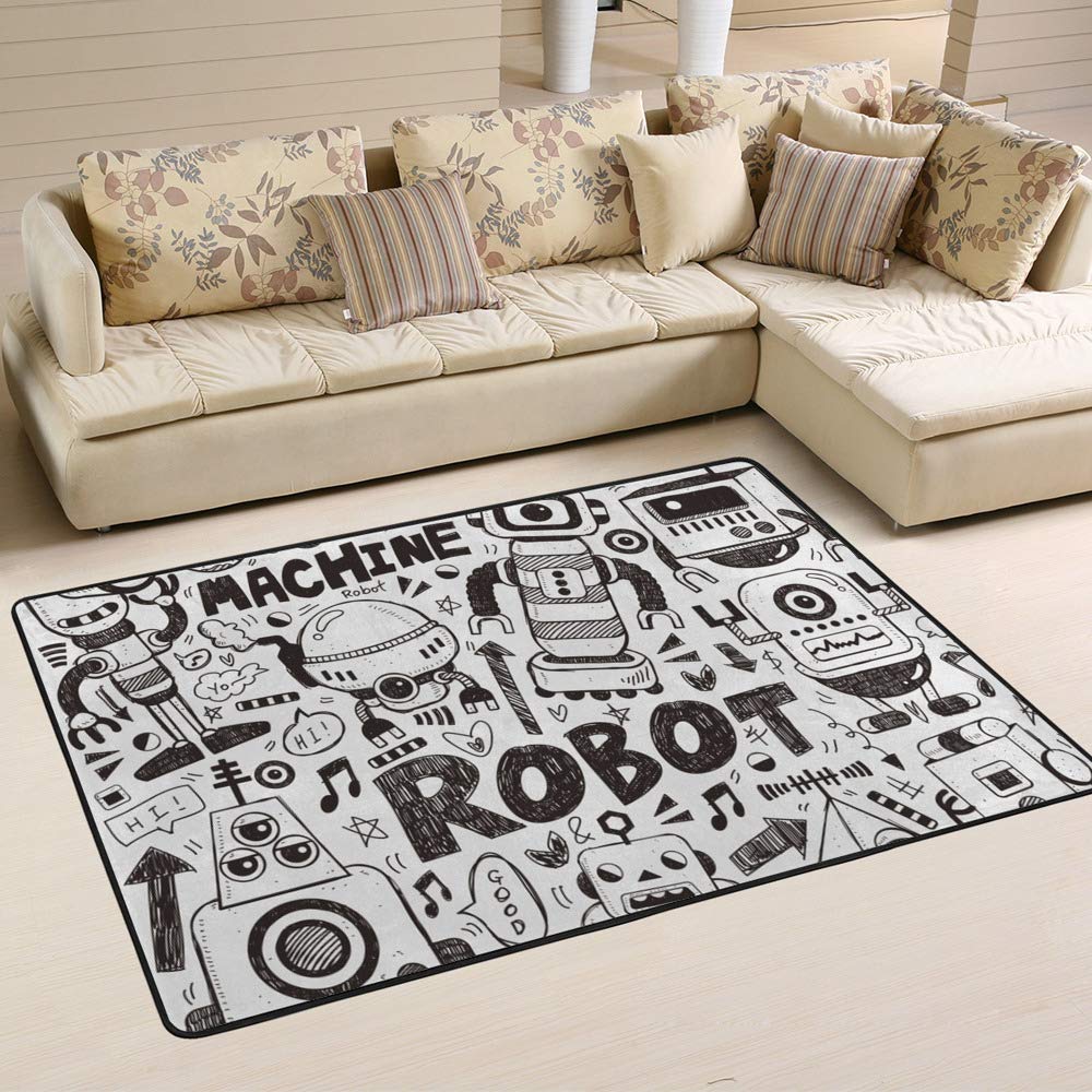 Tapis de sol durable Ruchen robot grand format 72x48 inch résistant