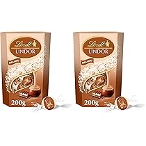 Lindt LINDOR Cornet Tiramisù, Confezione di praline di cioccolato Lindt al gusto Tiramisù, Praline LINDOR con guscio croccante e ripieno d’irresistibile scioglievolezza, Formato 200g (Confezione da 2)