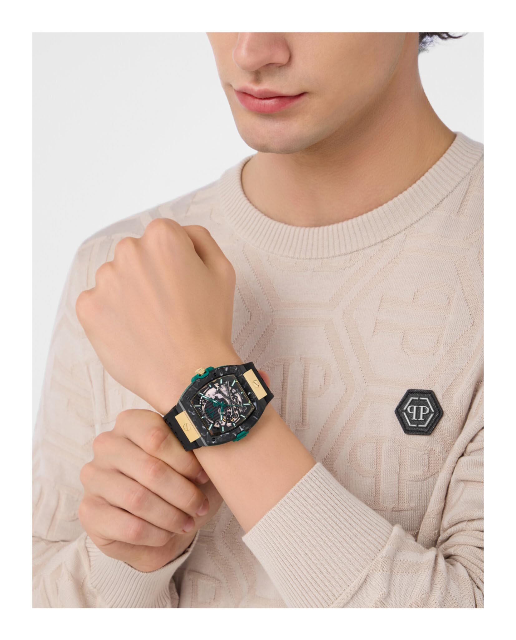 Philipp Plein Herren-Uhren Analog Quarz