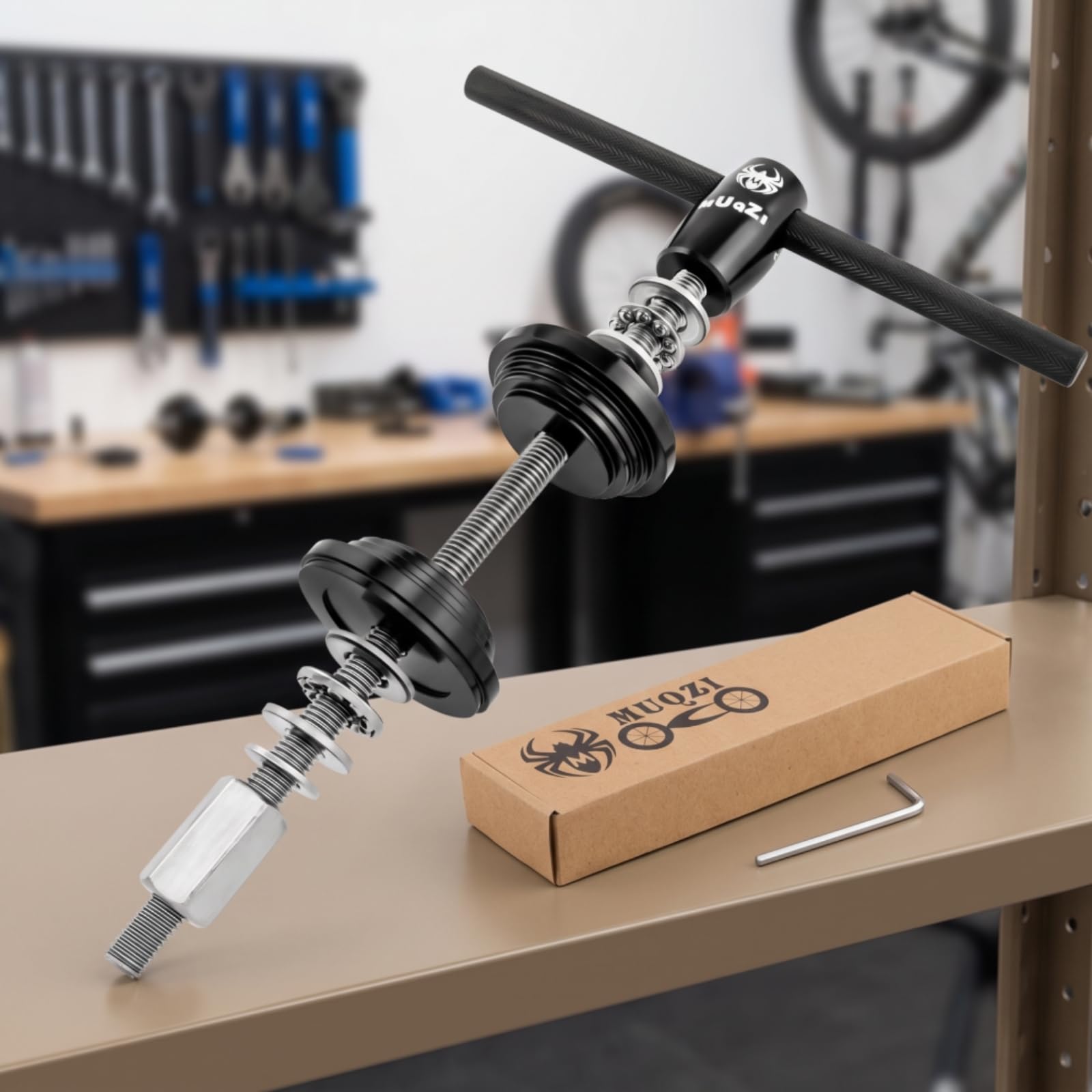 Pressa Serie Sterzo Bicicletta Attrezzo Montaggio Movimento Centrale Pressatura Uniforme Lega di Alluminio Acciaio