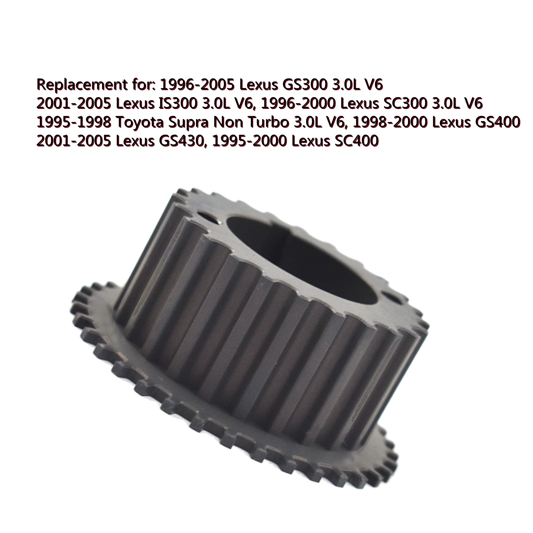 Sbc Harmonic Balancer Lexus Is300 594-736 Compatible With Lexus Gs300 1993-2005 Is300 2001-2005 Sc300 1992-2000 Toyota Supra 1994 1995 1996 1997 1998 1340746020 Harmonic Balancer Crank Pulley - Foto 6