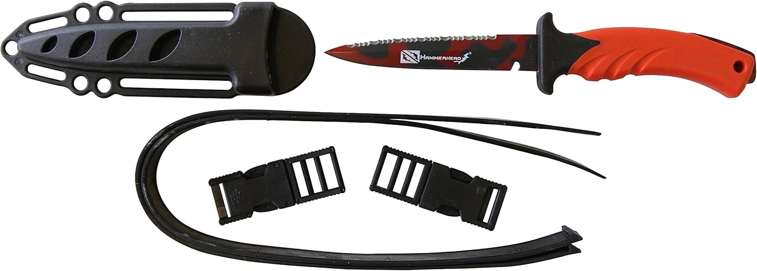 Hammerhead Spearguns Fibia Dive Knife (Small, Leg Knife)