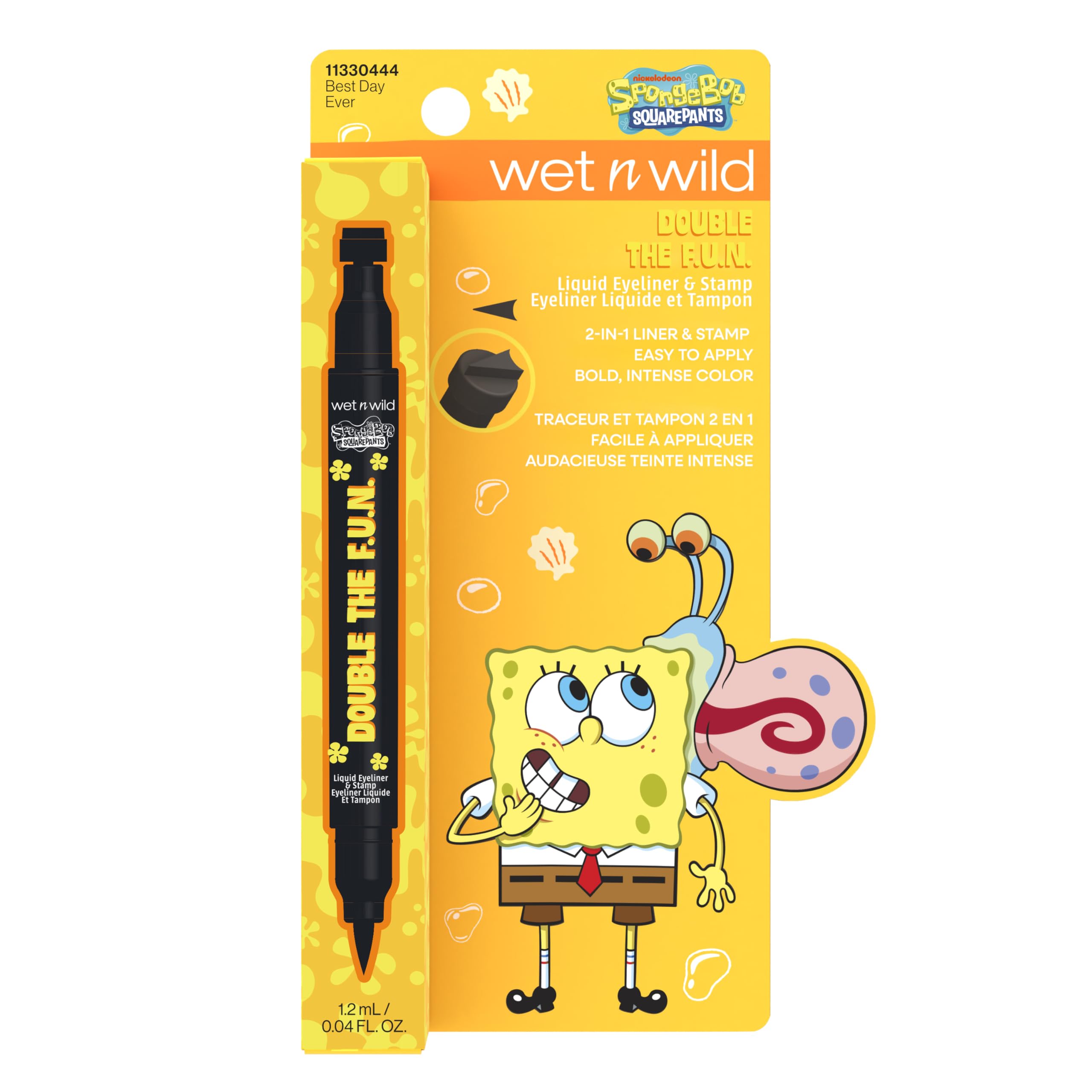 Wet n Wild Spongebob Double The F.U.N. Liquid Eyeliner