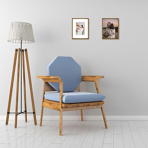 Vista 401 de Golden State Art - Portarretratos de aluminio de 18 x 24 pulgadas - con paspartú para fotos de 16 x 20 pulgadas o sin paspartú para póster de 18 x