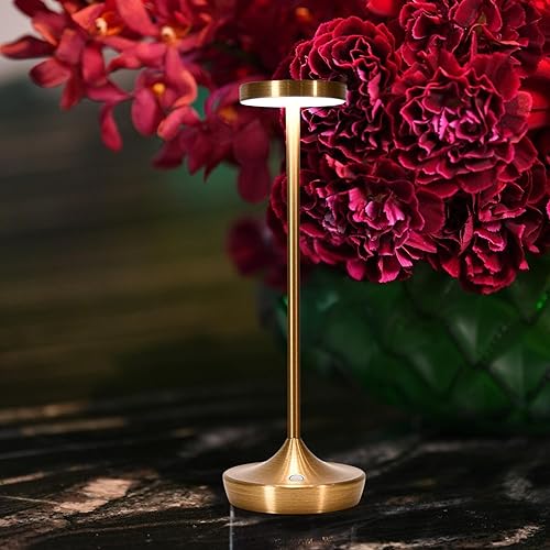 Miniatura 9 de Lámpara de mesa inalámbrica recargable - Luz de mesa LED operada por batería de 6000mAh - Lámpara de mesa portátil táctil regulable impermeable para