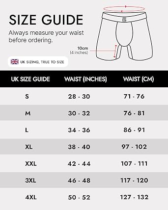 Giovici Mens Boxers Bamboo Anti Chafing Soft Comfortable Boxer Briefs Longer Leg - Boxer Shorts Multipack - Moisture Wicking Technology
