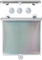 Vista 12 de Persianas enrollables opacas con ventosas, persianas enrollables térmicas, cortinas de privacidad sin perforaciones, persianas enrollables para Negro