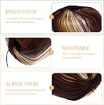 Healifty Fil de coton au Crochet progressif 145 Fils de tricotage doux pour les tailleurs de Diy Écharpes Chapeaux Châles et Blankets Fournitures artisanales