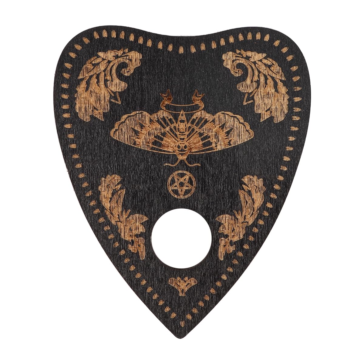 Set Di Tavole Ouija Nere in Legno, Classiche Tavole Parlanti Con Planchette, Tavola Degli Spiriti Con Messaggi Metafisici, Regali Wiccan Per Forniture Di Stregoneria