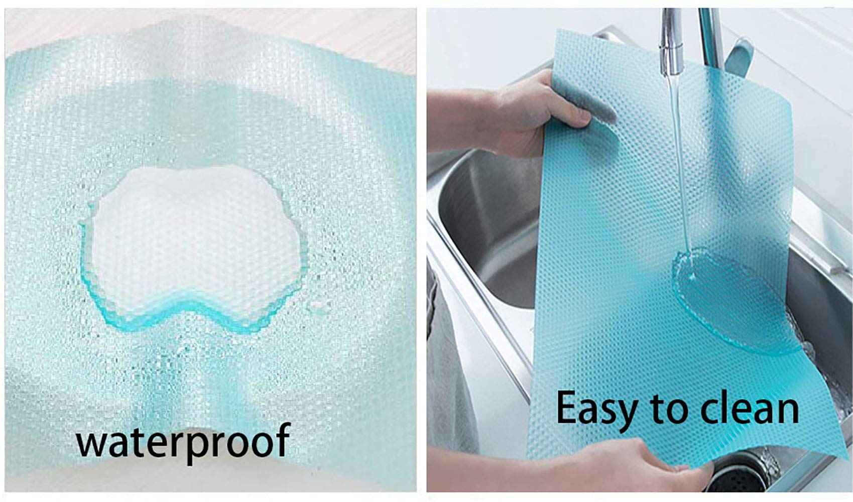 4 alfombrillas de plástico para refrigerador, revestimiento de estante de refrigerador que se puede cortar para refrigerador, tapete para cajón, manteles individuales para estantes 5