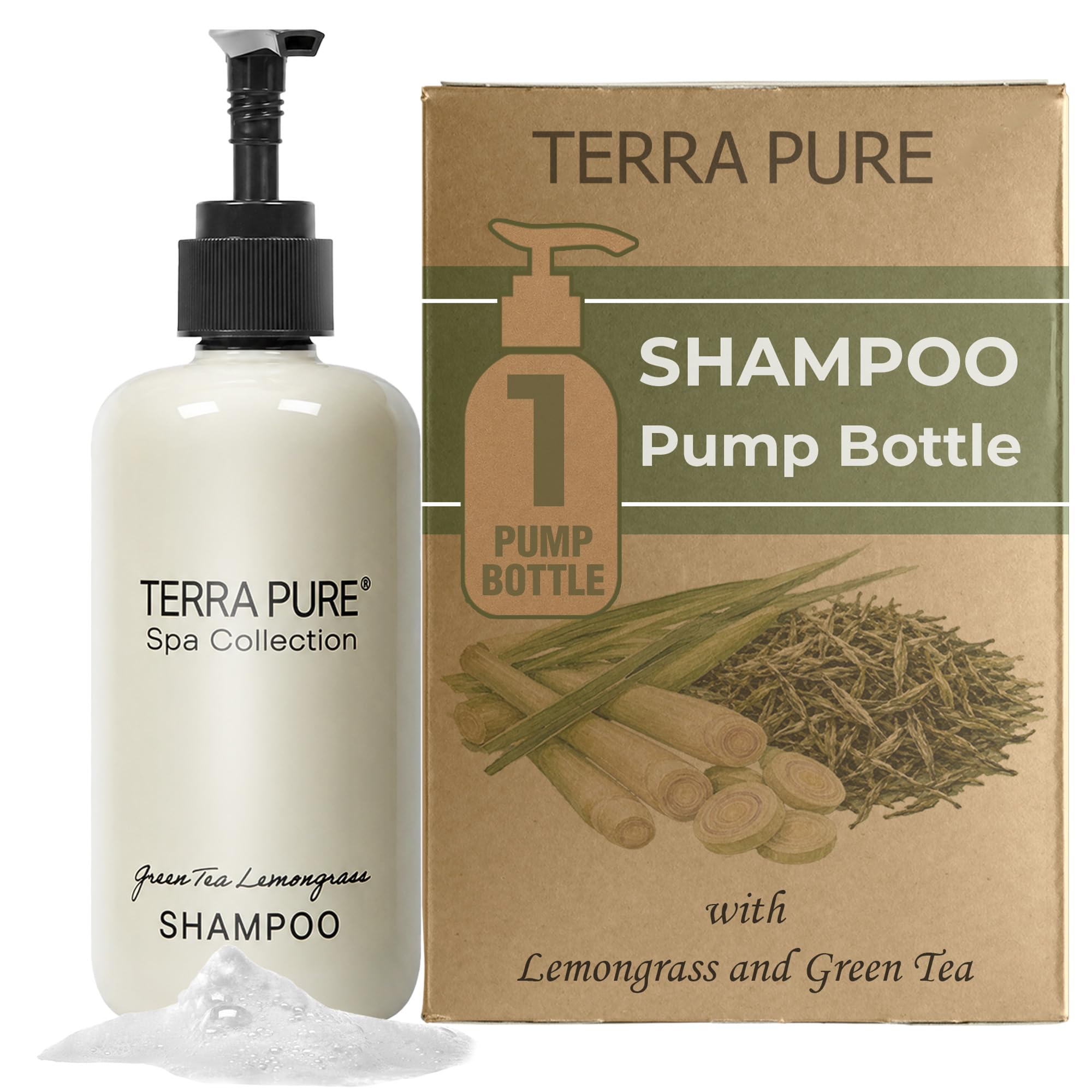 Amazon.com : Terra Pure Shampoo | Spa Collection | Hotel Amenities