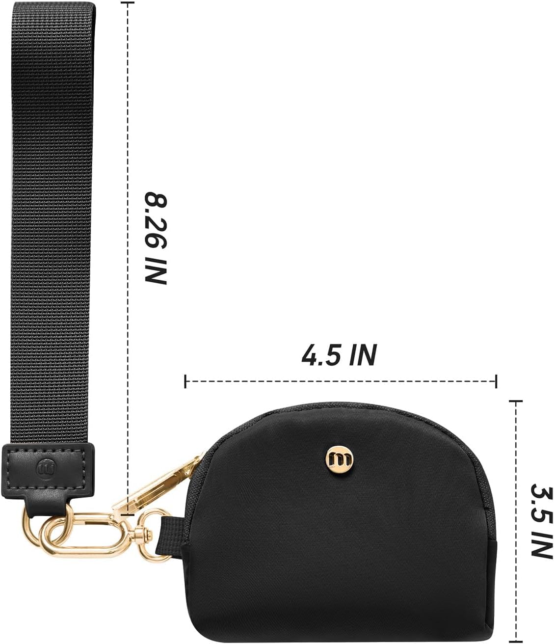 Mum's Memory Mini Zip Around Wristlet Wallets for Women -KeyChain Wallet with Detachable Dual Pouch Wristlet -Key Chain Coin Purse Small Wallets - Image 2