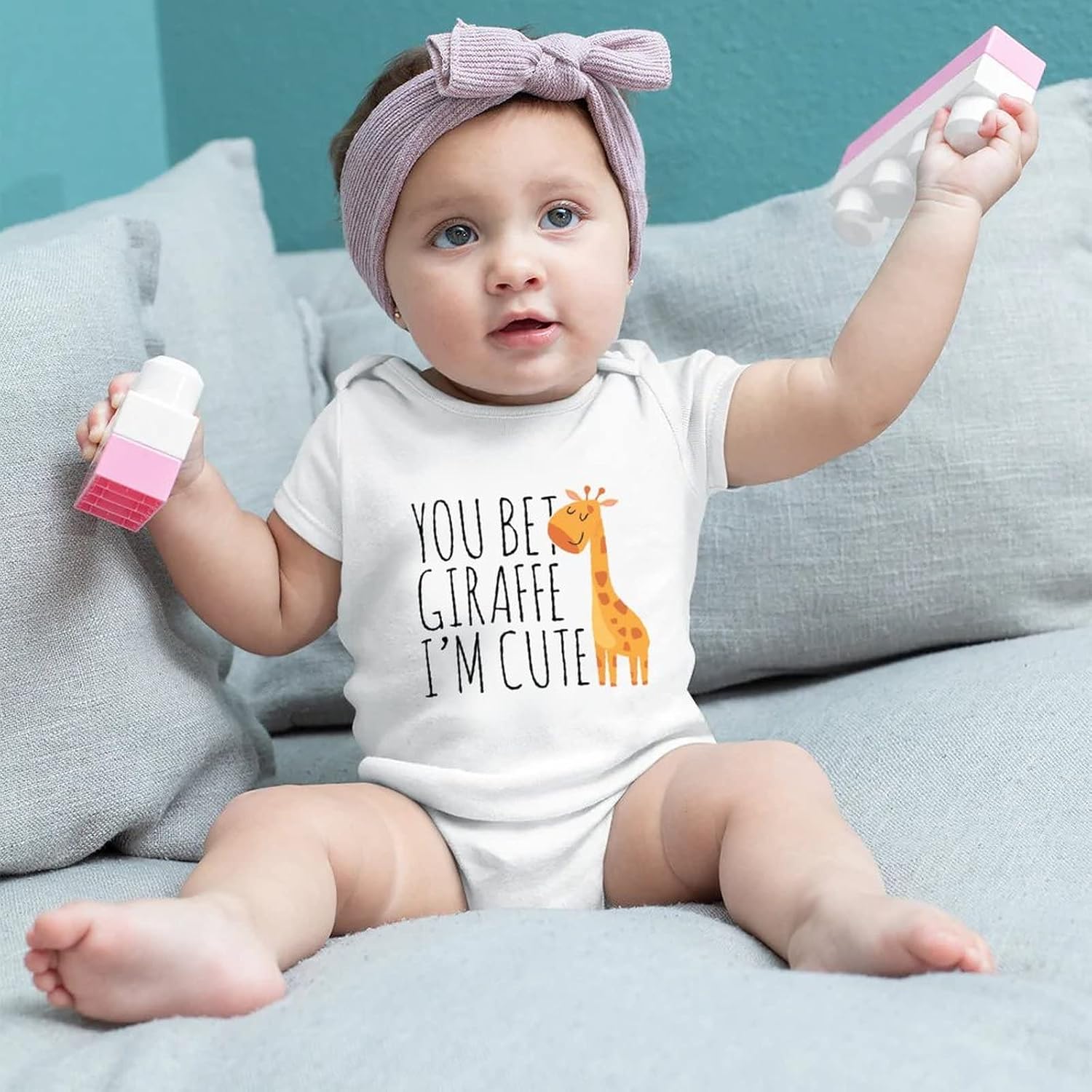 listery Funny Baby Clothes Boy Cute Giraffe Baby Funny Newborn For Baby Bodysuit Babies Romper Infant image 2