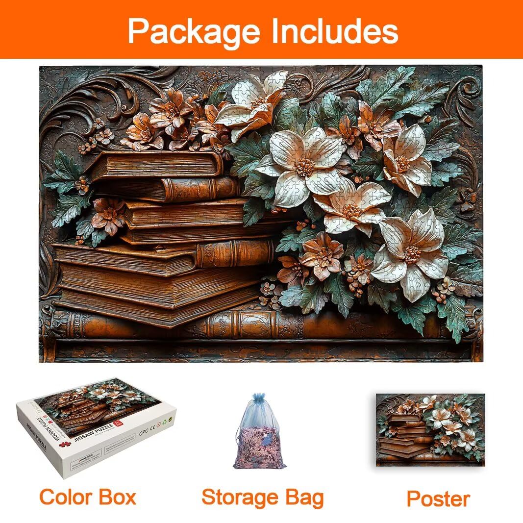 Puzzle Flor, Puzzle 5000 Piezas, Rompecabezas, Regalo Mujer, Decor -8332