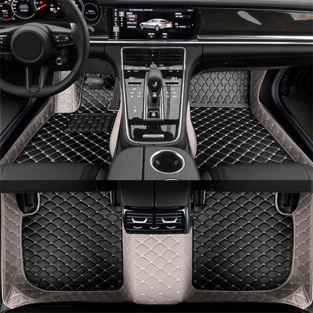Tappetini Auto TPE Per Hyundai Santa Fe 2024, Set Completo 4 Pezzi, Protezione Universale Antimacchia, Facili Da Pulire, Accessori Auto Personalizzati