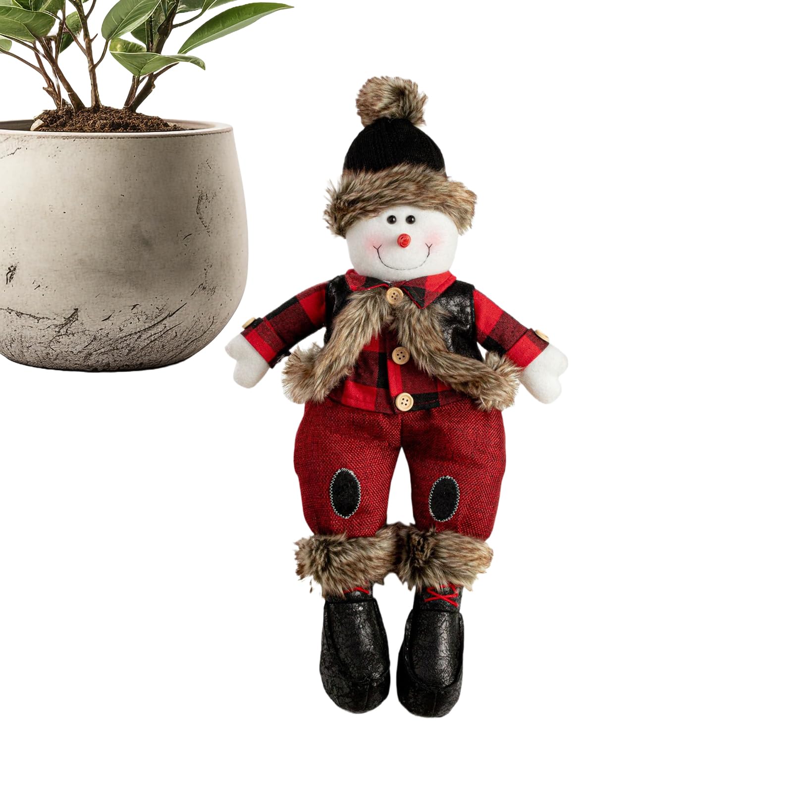 Bonhomme de neige de Noël intérieur et cuisine pour table et porche