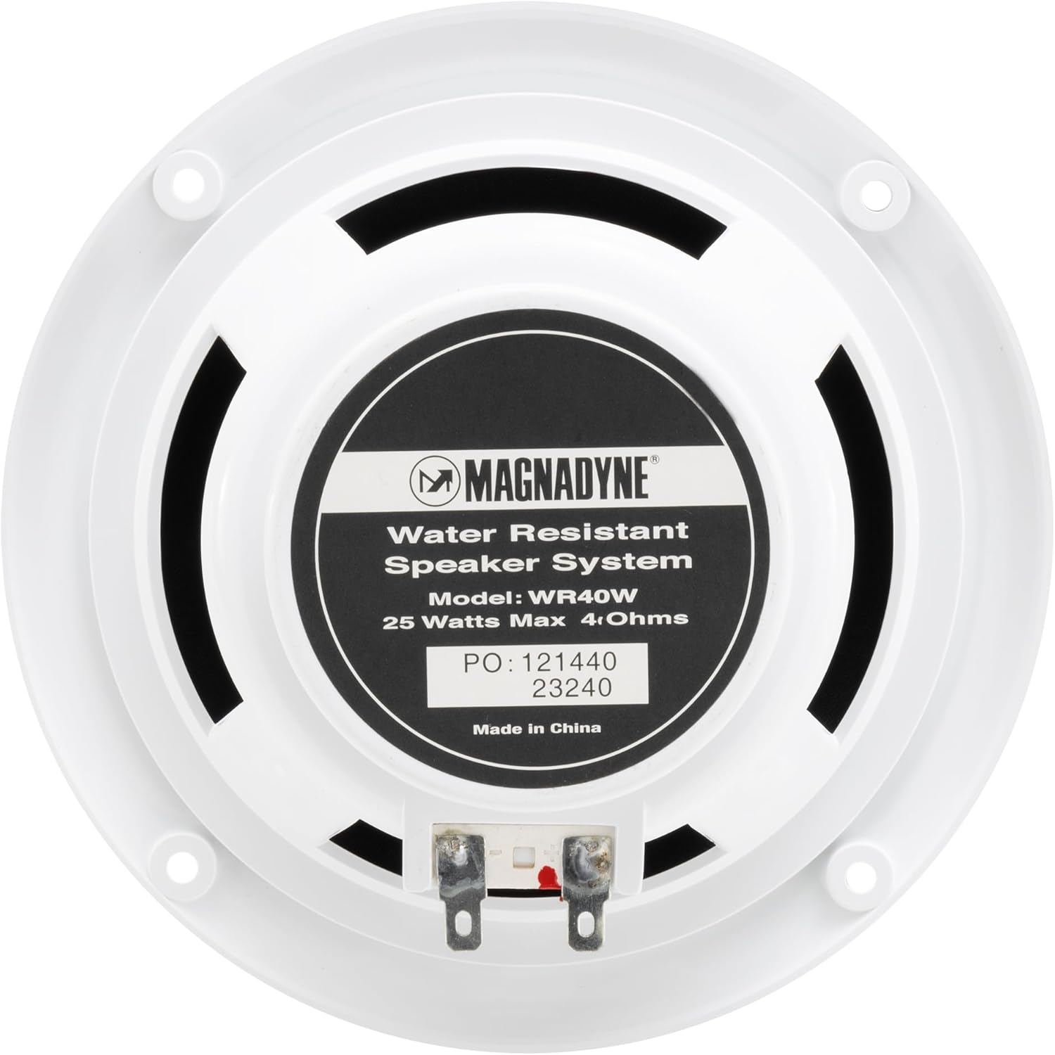 RecPro RV Outdoor 5" Dual Cone Speakers | Water & Weather Resistant | Perfect OEM Replacement | 2 Pack (White)