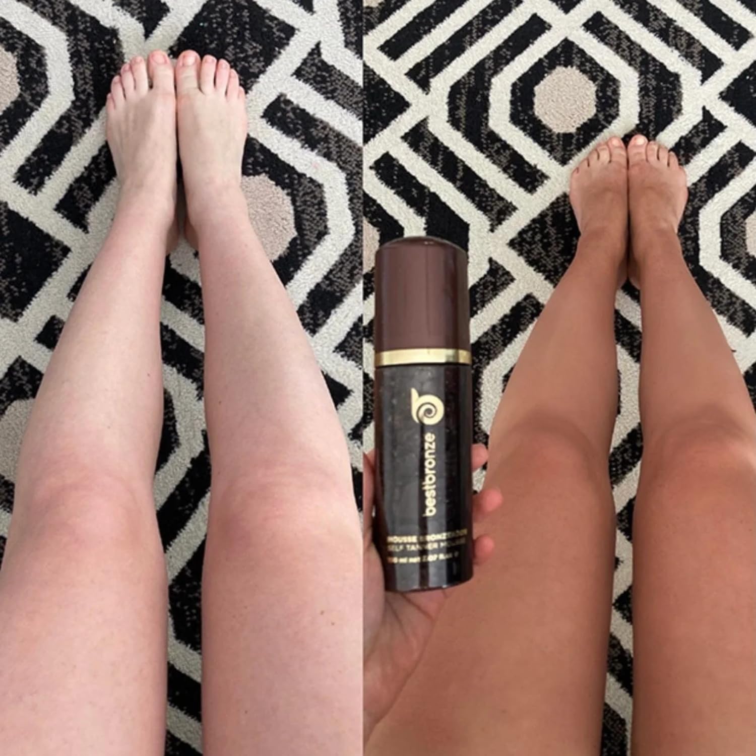 Best Bronze Tinted Self Tanner Mousse – Sunless Tanner Foam for Customizable Self Tan, Light to Dark Fake Tan – Vegan Tanning Mousse for a Bronze Glow – Sunless Tanning Foam (5.07 Fl Oz) - Image 5