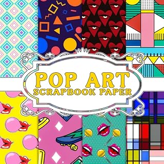 Pop Art Scrapbook Paper: 36 Double Sided Sheets For Scrapbooking, Mixed Media Art, Junk Journals, Crafting projects, Origami, and More | Premium Color