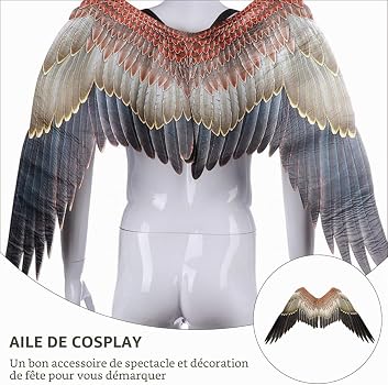 Ailes en plume accessoire costume carnaval - Accessoires & Bagagerie