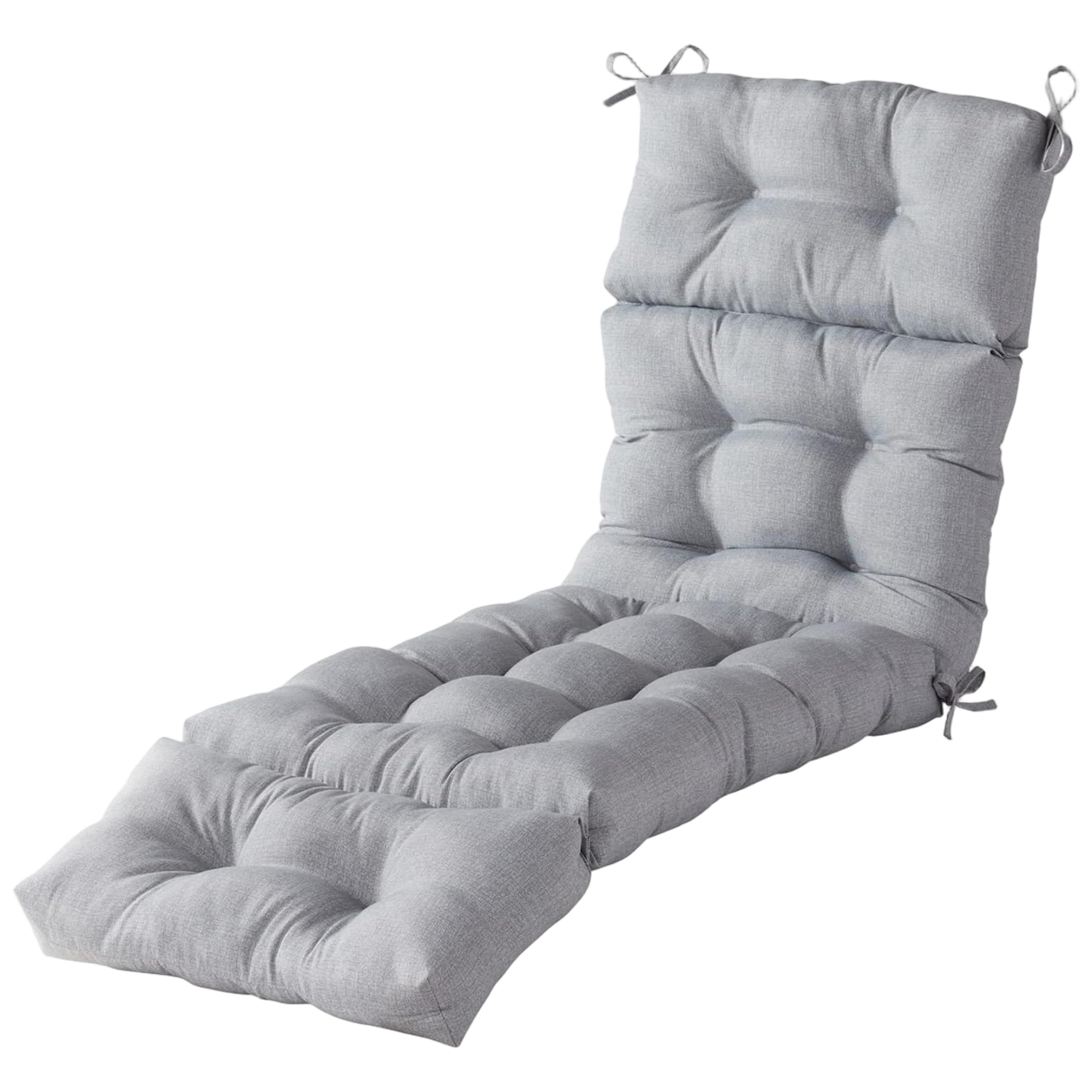 Cojín para tumbona de exterior de 72x22x6 pulgadas colchoneta impermeable silla patio