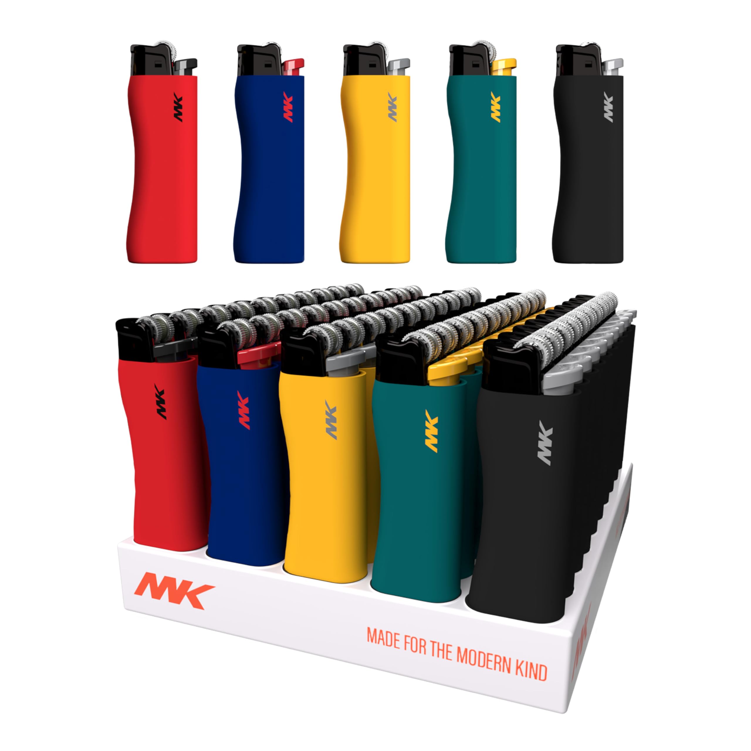 Amazon.com: MK Lighter 50 Packs 9G Flint Strike Refillable