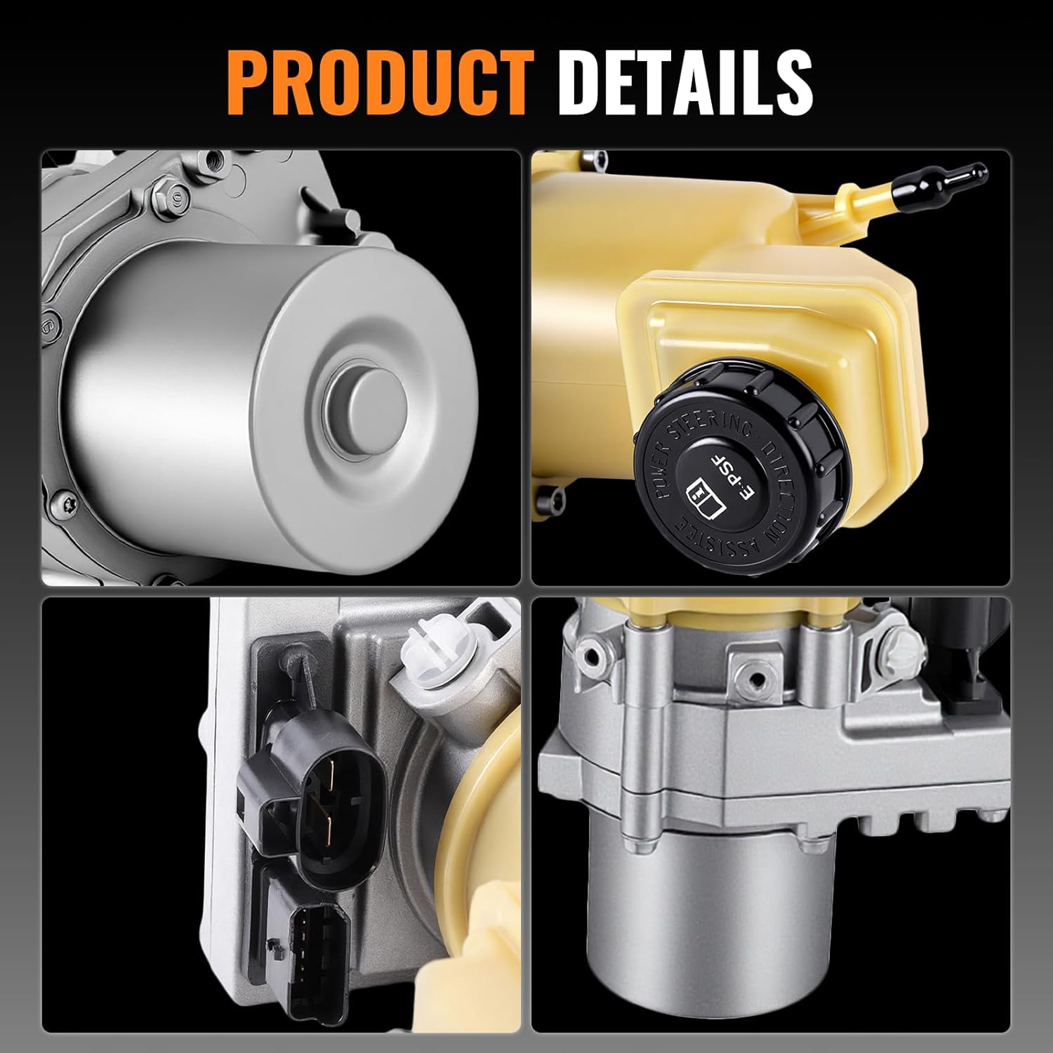 49110-3KA0D Power Steering Pump Assembly Compatible with INFINITI QX60 JX35 Sport Utility Base Inspiration Perfection 2013-2015 Replaces 49110-3KA5E 491103KE5A 1H-72002
