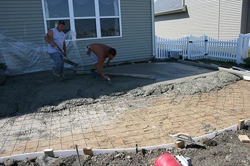 Vista 11 de Juego de formas flexibles de plástico para hormigón y bordillos (piezas de 4 "x 95") Walttools