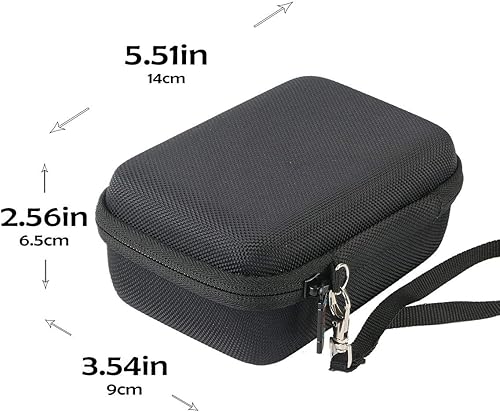 Miniatura 3 de Khanka Funda de viaje rígida de repuesto para impresora Instax Mini Liplay HybridInstax Mini Link para cámara instantánea y smartphone (negro