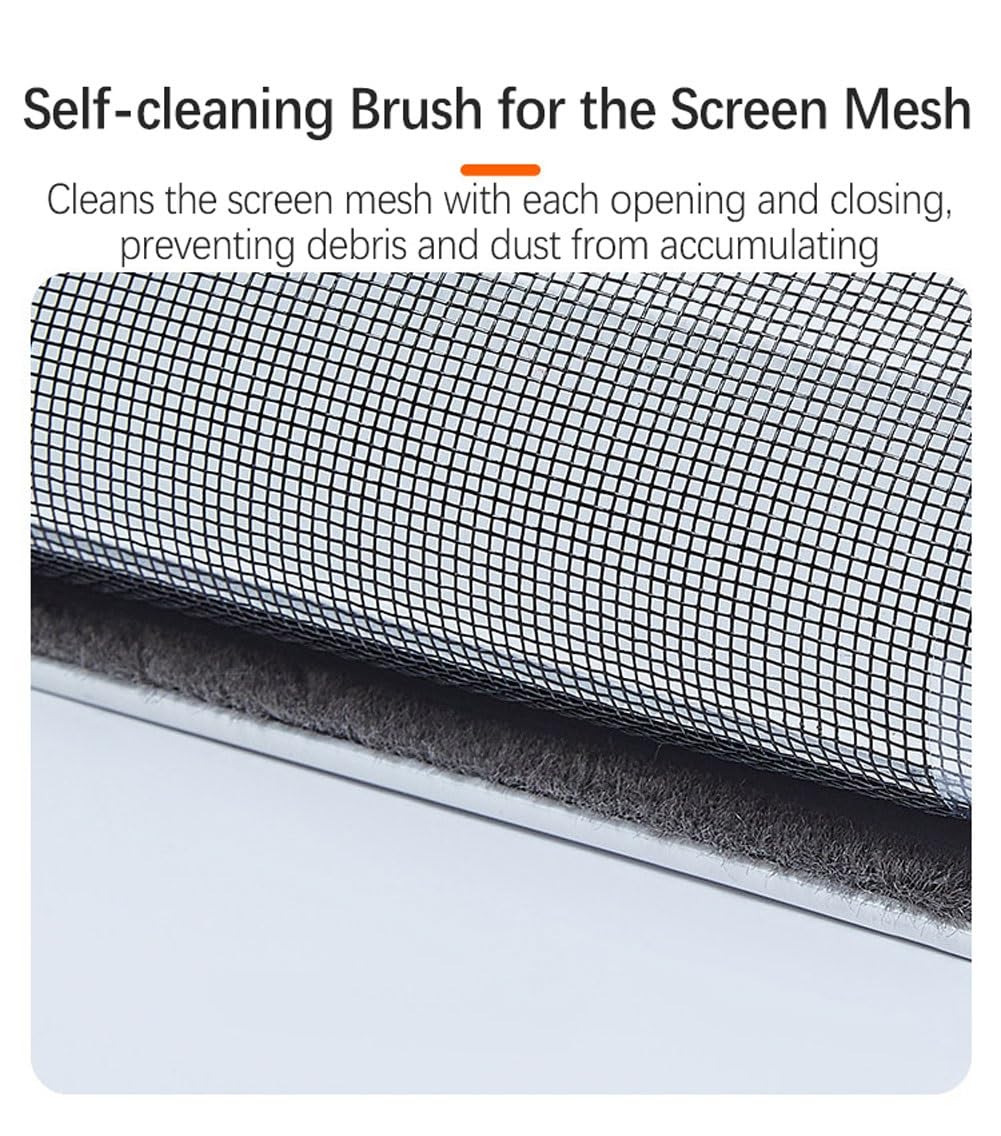 Zanzariera Riducibile per Finestra, Zanzariera Rullo su Misura per Bagno, Camera da Letto, Soggiorno, Balcone, Fai da Te, Vari Colori e Misure Disponibili