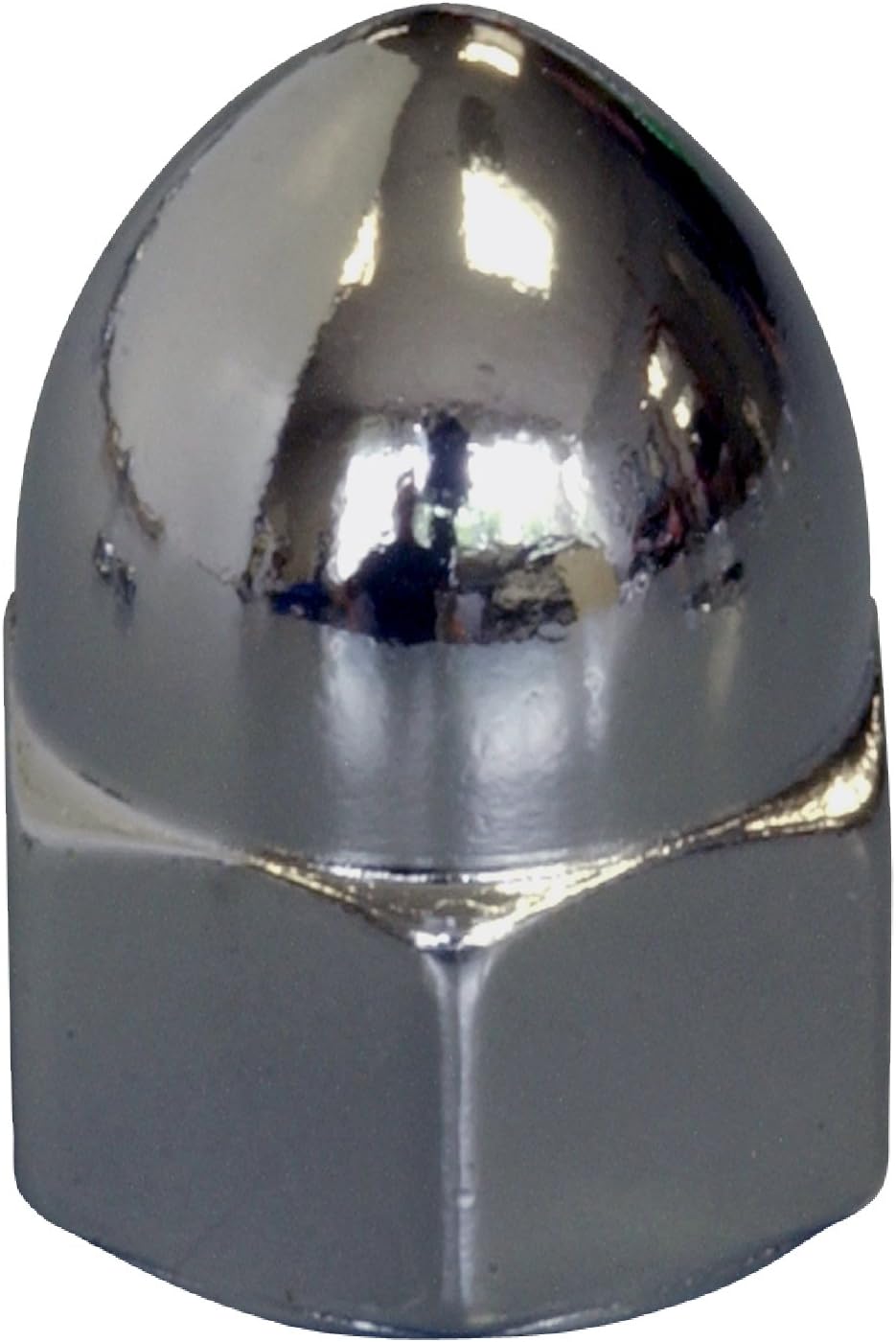 The Hillman Group 943045 Chrome SAE Acorn Nut, 1/4-28-Inch , 3-Pack