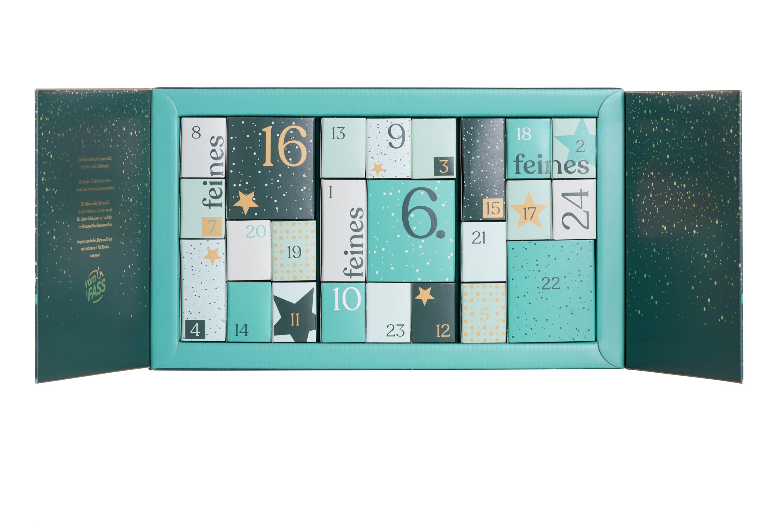 vomFASS Adventskalender - Essig, Öl, Spirituosen, Likör & Feinkost