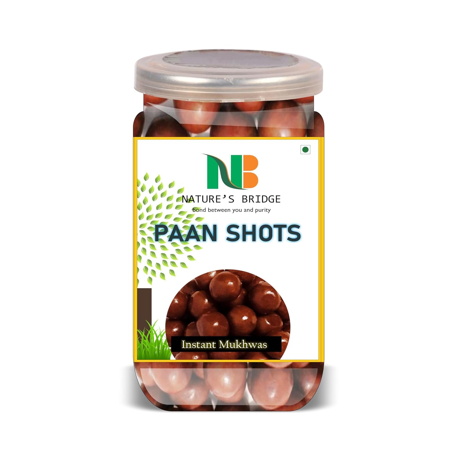 NATURE'S BRIDGE Paan Shots 300 Gram Airtight Container