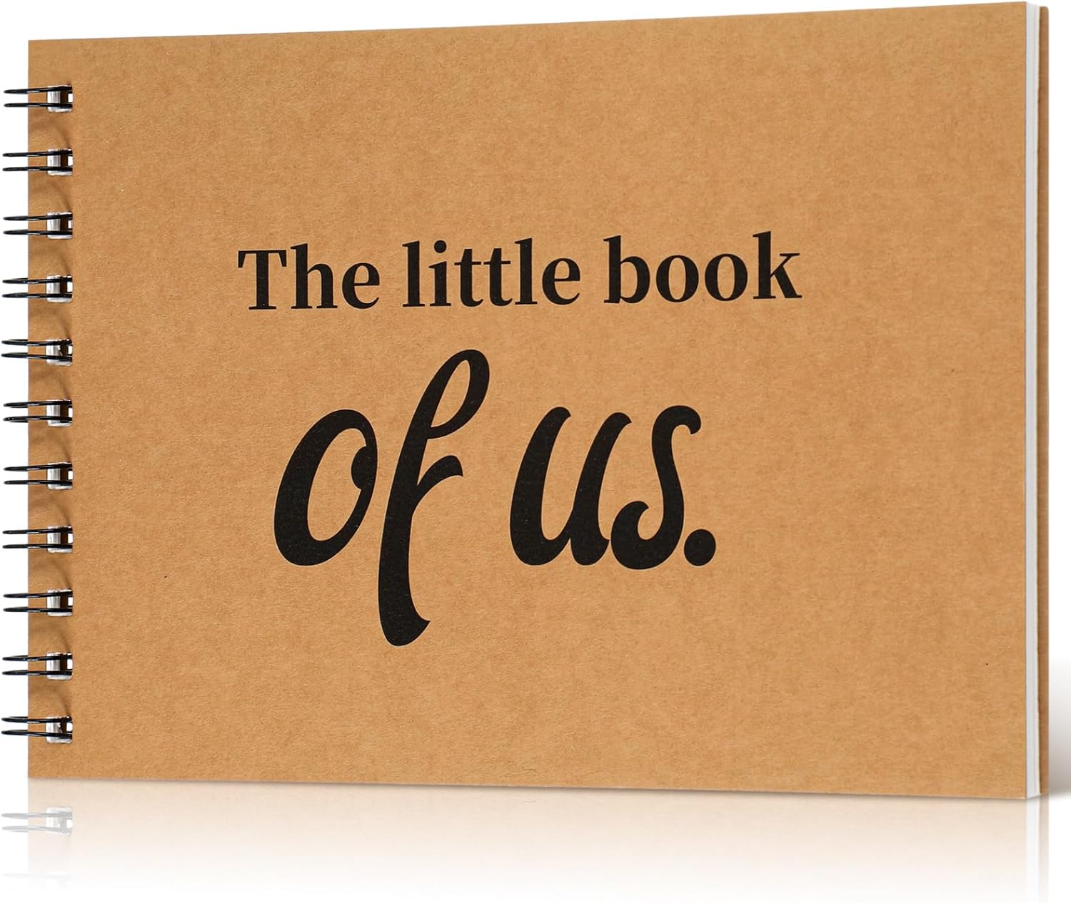 Couples The Little Book of Us Scrapbook 8.3 x 5.8'' Wedding Anniversary Scrapbook Relationship Journal for Couples Photo Album Journal DIY Memory Book for Bridal Shower Birthday