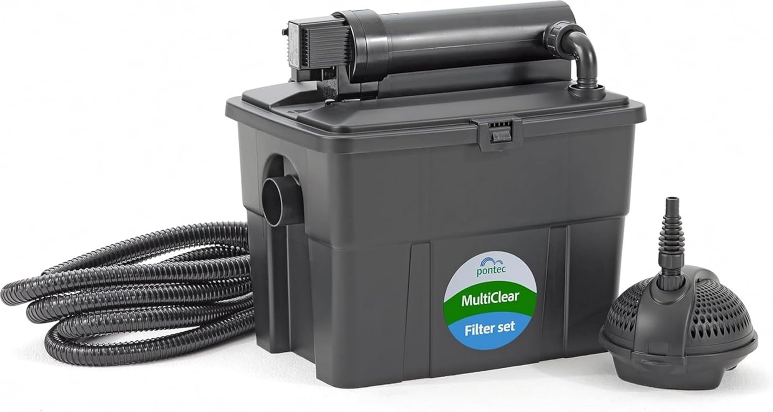 Pontec MultiClear Set 5000 Teichfilter, Schwarz