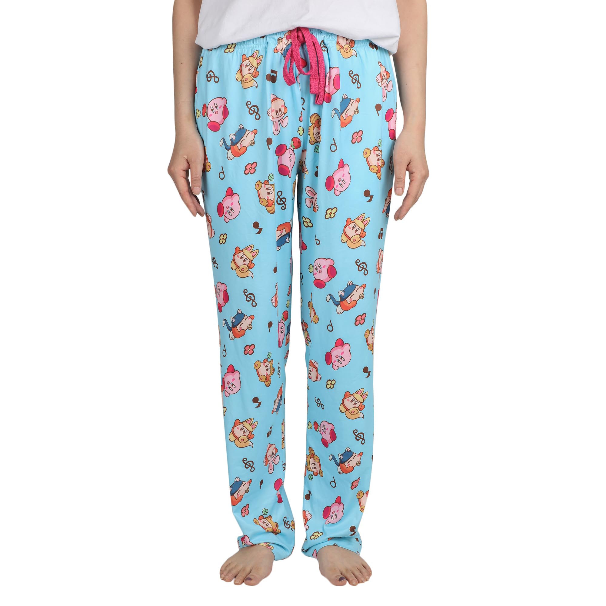 Kirby Women's Pajama Pants Character Costumes Adult Lounge Sleep Bottoms