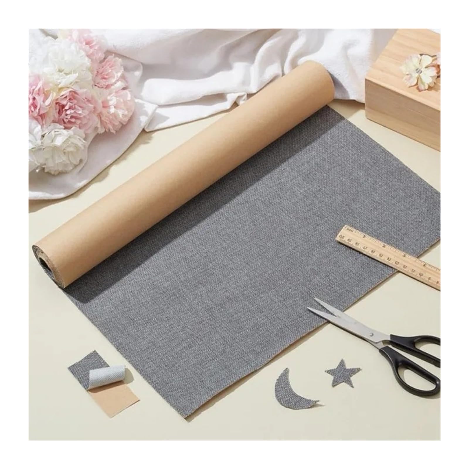 Tissu Autocollant Reparation Ruban De Réparation Tapis En Lin 1 Pièce