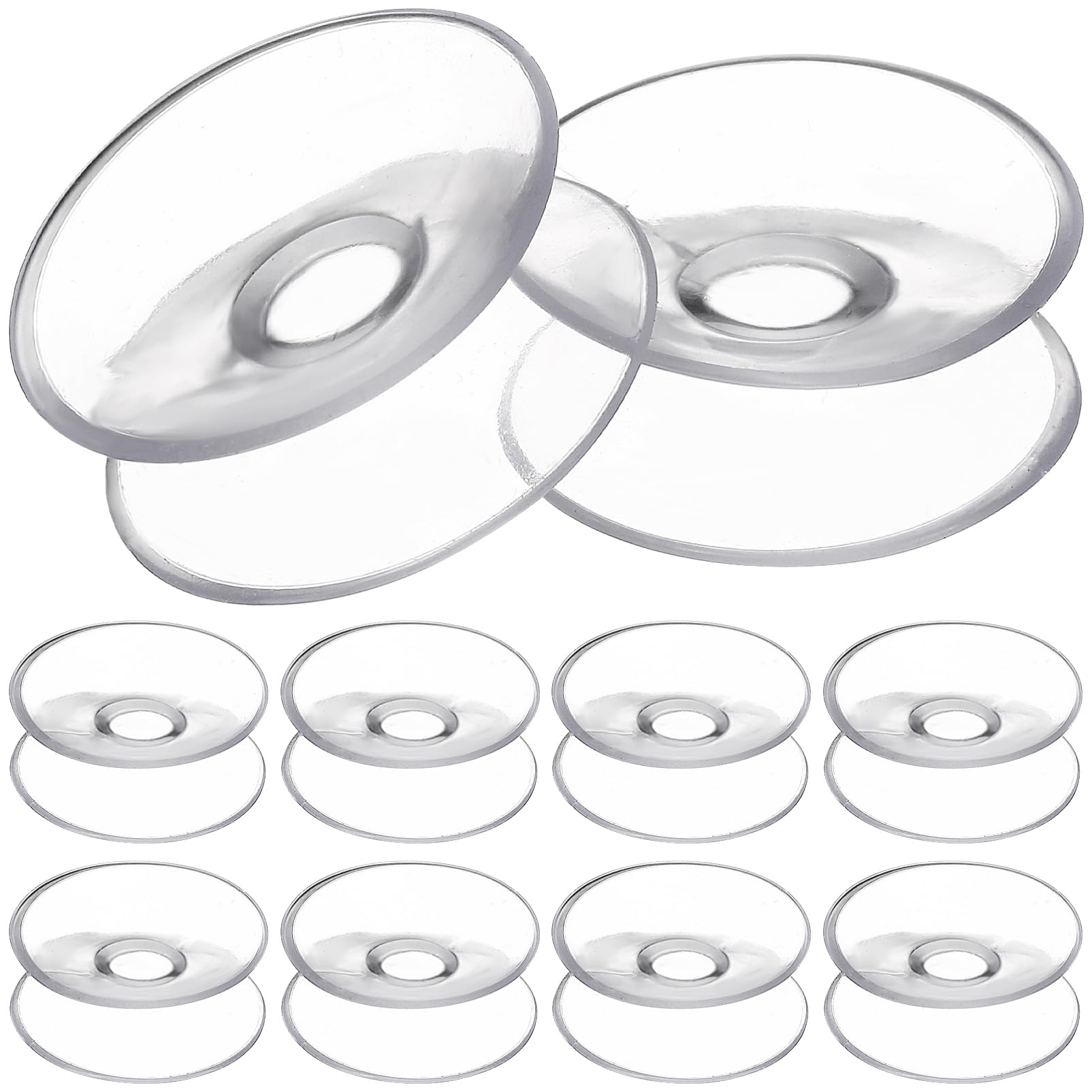Ventouses double face en PVC transparent 3.1 cm ventouse miroir et verre iplusmile