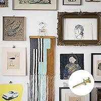 Vista 4 de Double Headed Picture Hangers(20lbs-50pcs), Picture Hanging Nails, Thumb Tacks , Picture Nails, Wall Nails for Hanging, Professional Plaster Picture