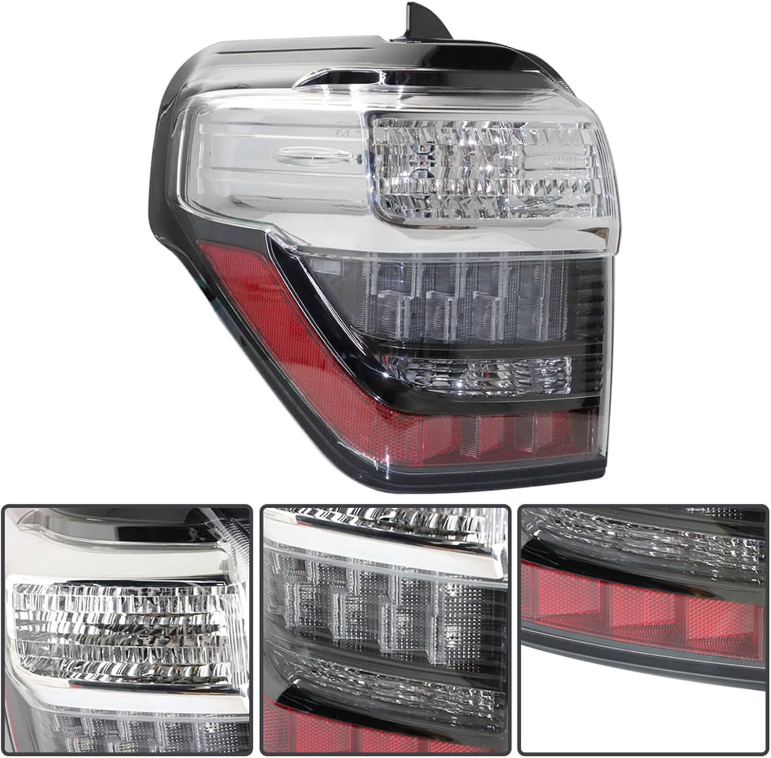 Tail Light Assembly Brake Lamp Driver Side Clear Lens Replacement for 2014-2020 4Runner