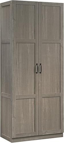 Miniatura 11 de Gabinete de almacenamiento Sauder Select/Gabinetes de despensa, acabado blanco Blanco suave,Acabado en sicomoro plateado,Cinnamon Cherry,Highland