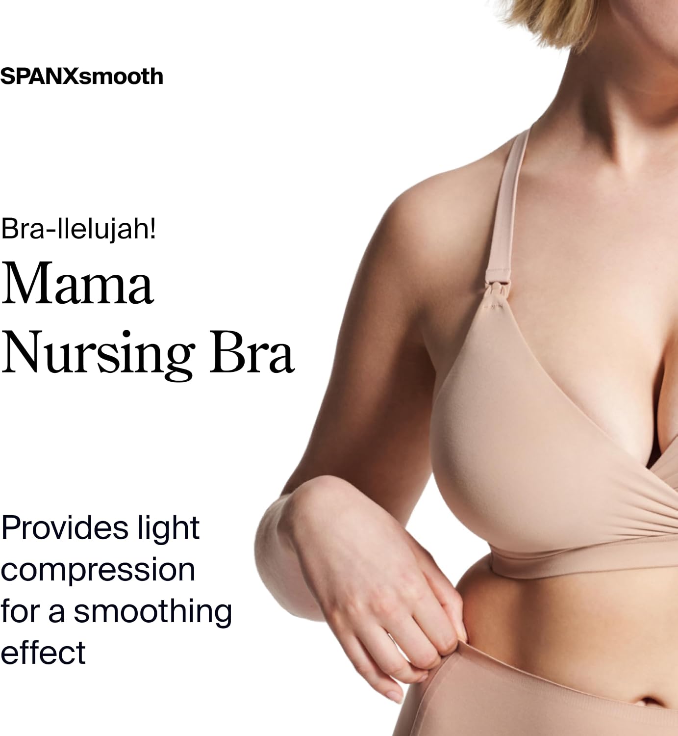 SPANX Nursing Bra - Comfy Nursing Bra for Breastfeeding with Ease - Wire-Free - Maternity Bra with Support