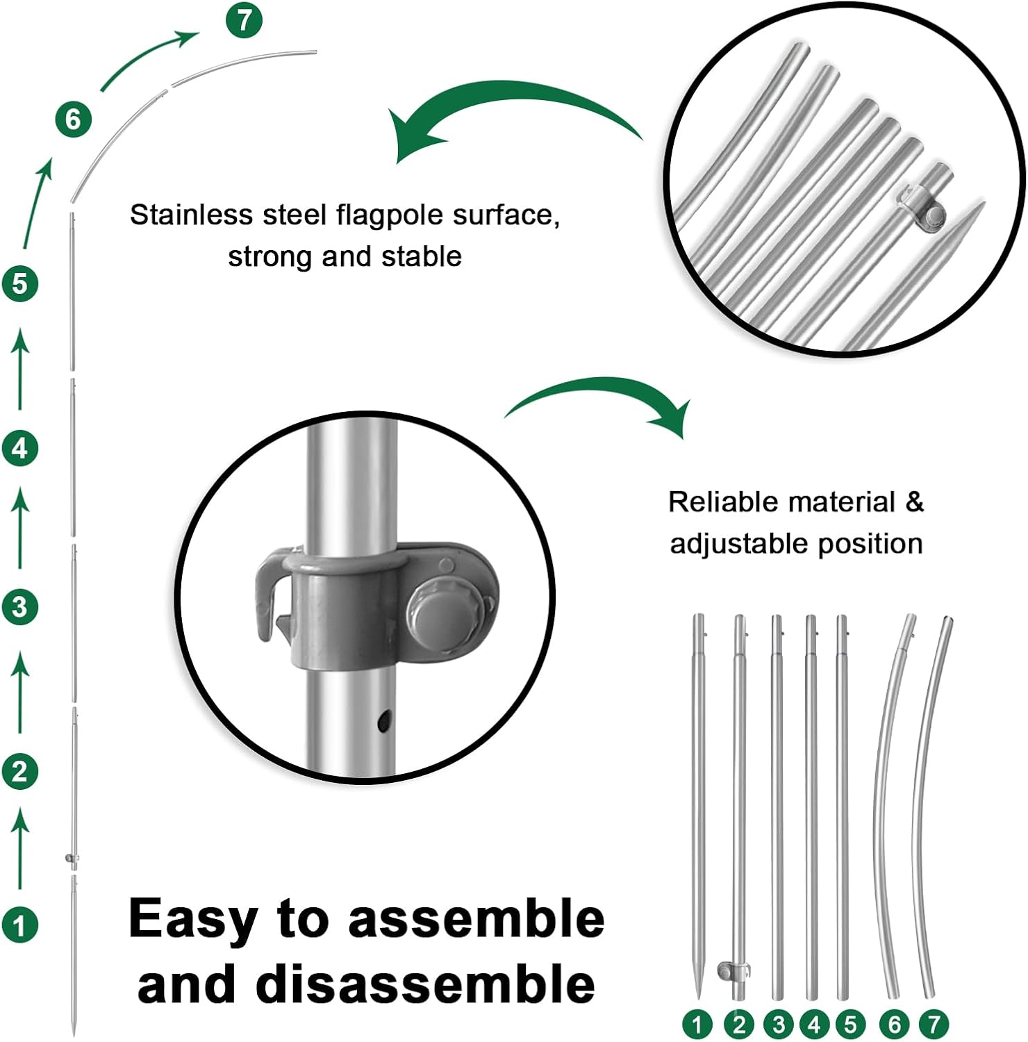 Watermelons Flag for Business, 8FT Watermelons Feather Flag Banner, Polyester Advertising Swooper Flag with Stainless Steel Flagpole Kit, Ground Spike, Portable Bag