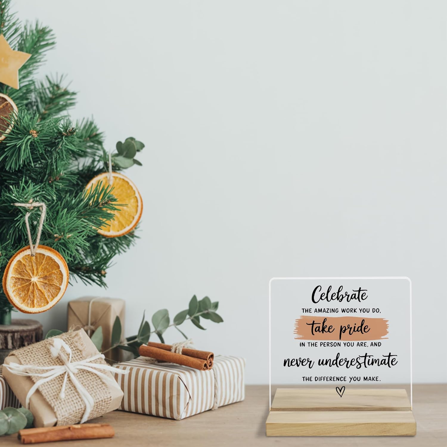 Work Encouragement Office Decor Sign, Acrylic Plaques Gifts for Women Coworker - Image 5