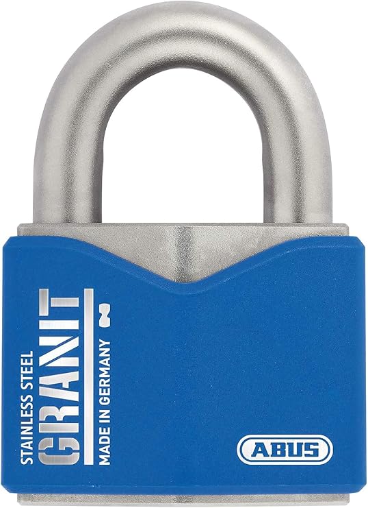 ABUS Granite Padlock 37RK/70#SZP for Outdoor Use - Hardened Special Steel - with Security Card and Replaceable Cylinder - Security Level 10