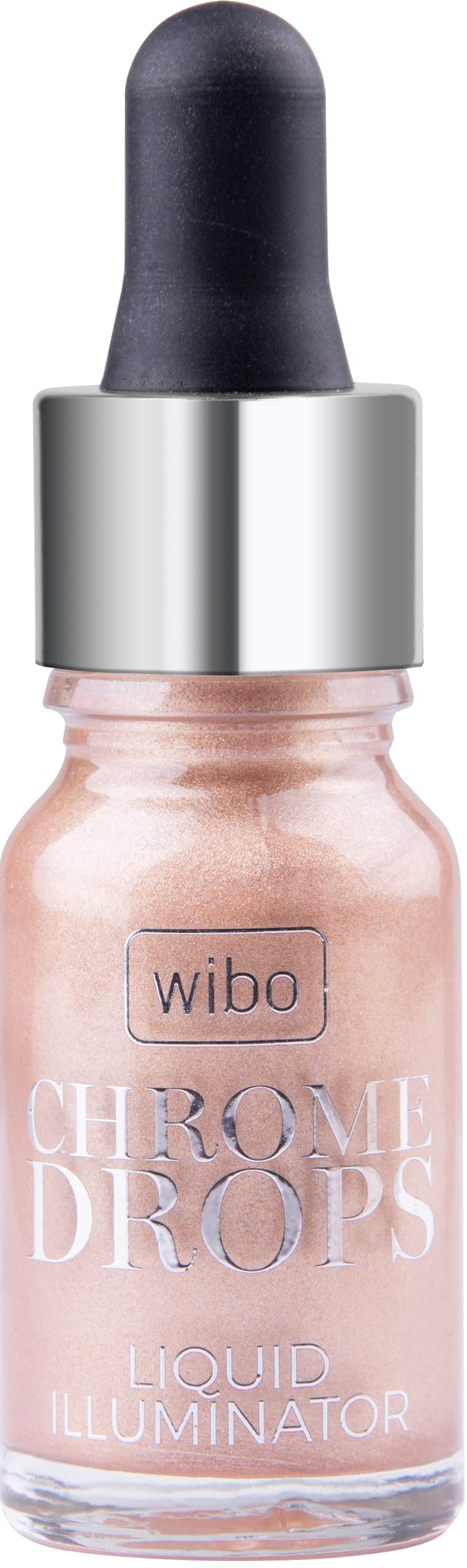 Wibo Iluminador Líquido Chrome Drops No. 2 - Fluid, Radiant, Chrome, Nude, Tube, Unisex