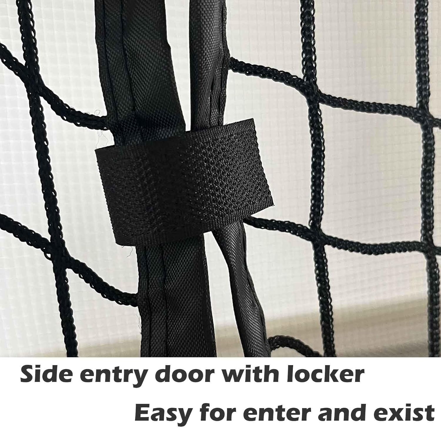 Baseball Batting Cage Nets with Extra Striking Net 35' L X 10' W X 10' H (NET ONLY) Baseball and Softball Cage Netting with Door for Backyard and Indoor Fully Enclosed Softball Batting Cage