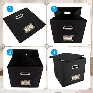 ASelected Vinyl Record Storage Box 33X33X33cm Storage Boxes
